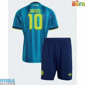 Billiga Colombia James Rodriguez #10 Bortatröja Barn VM 2026 Kortärmad (+ Korta byxor)